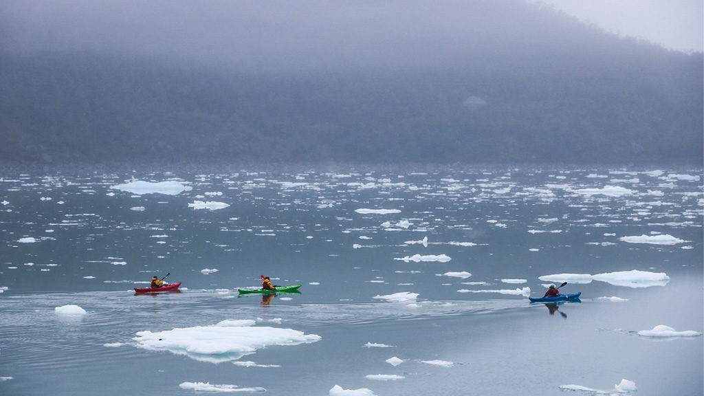 tyndall kayak patagonia expedition